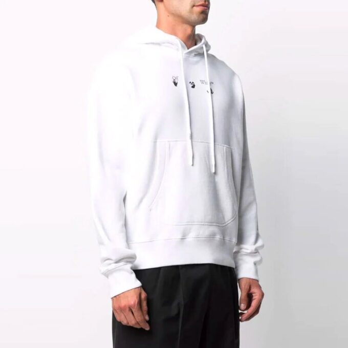 FW21 Marker Arrows Print Langermet Herre Hvit