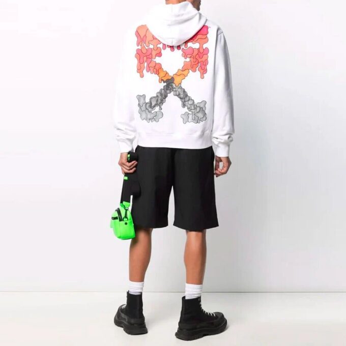 FW21 Marker Arrows Print Langermet Herre Hvit