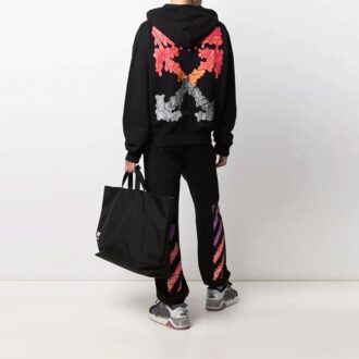 FW21 Melting Arrow Logo Print Sports Men’s Black