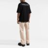 FW21 Mønstertrykk Rund hals Shorts Kort ermet Slim fit-versjon Svart