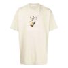 FW21 Morsom logo-trykk Rund hals Løs passform Brun