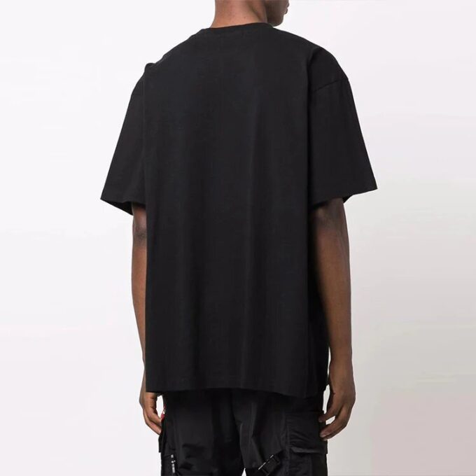FW21 Morsom logo-trykk Rund hals Løs passform Svart
