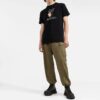 FW21 Morsom logo-trykk Rund hals Shorts Kort ermet Vanlig versjon Svart