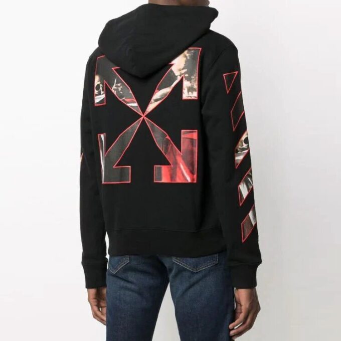 FW21 Pullover med logomønster, vanlig versjon, svart