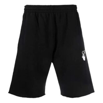 FW21 Retro Logo Sports Shorts Slim Fit-versjon Svart