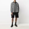 FW21 Skotskrutet skjorte med stort pilmønster, lange ermer, svart