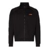 FW21 sportsjakke med glidelås og lange ermer, slim fit-versjon, svart