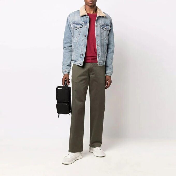 FW21 Stay Warm vasket Denim-jakke, ordinær versjon, blå
