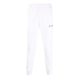 FW21 Strikkede sportsbukser «Hvit»