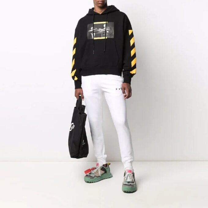 FW21 Strikkede sportsbukser «Hvit»
