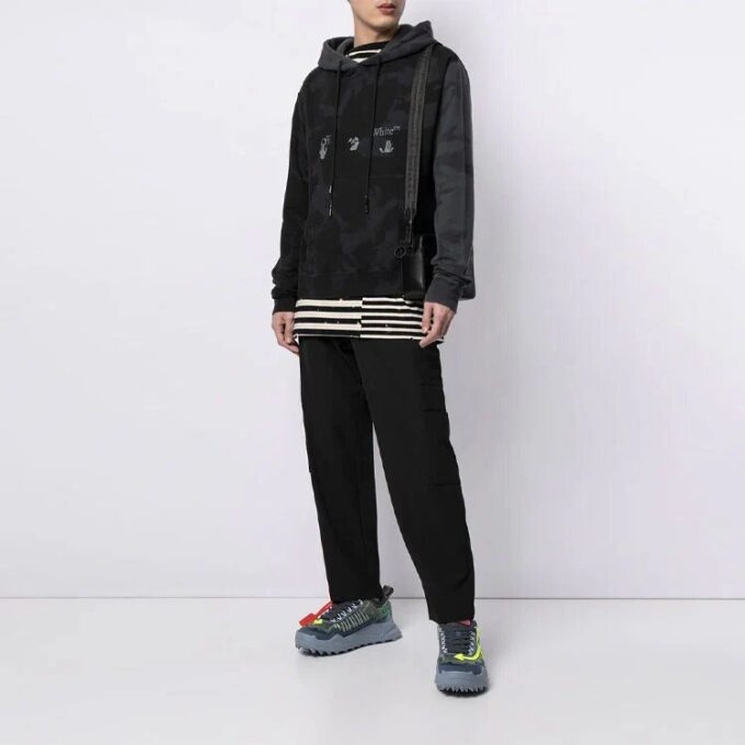 FW21 Tie Dye Alphabet Pattern Version Svart