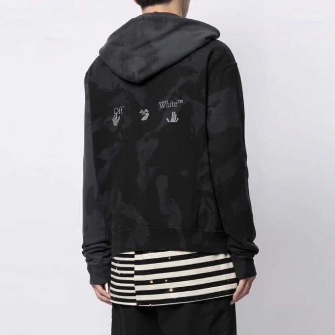 FW21 Tie Dye Alphabet Pattern Version Svart