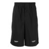 FW22 ensfarget logo-trykk, elastisk linning, Shorts-versjon, svart