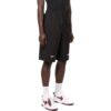 FW22 ensfarget logo-trykk, elastisk linning, Shorts-versjon, svart