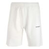 FW22 ensfarget med logotrykk, stor Shorts-versjon, hvit