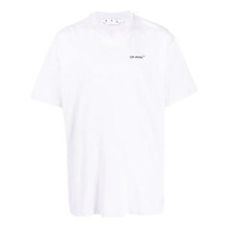 FW22 T-skjorte med kort erme og alfabetlogo-trykk «Lys lilla»