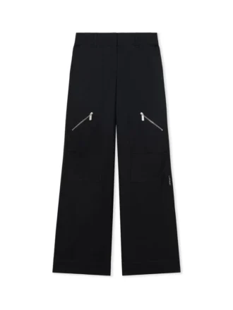 Gabardine-cargobukser for kvinner