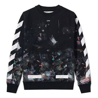 Galaxy Brushed Print Gensere «Black»