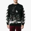 Galaxy Brushed Print Gensere «Black»