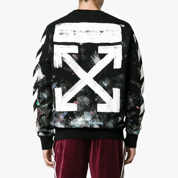 Galaxy Brushed Print Gensere «Black»