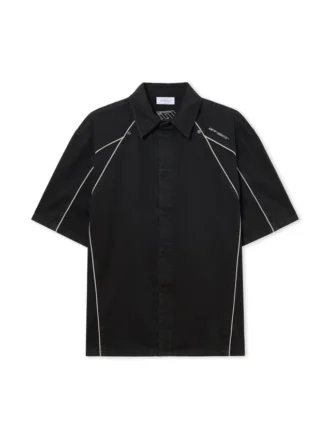 Garment-Dyed Sporty Bowling Skjorter