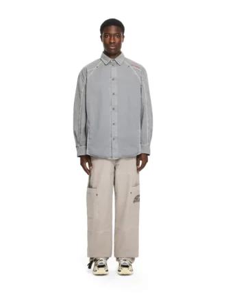 Garment-Dyed Sporty Skjorter