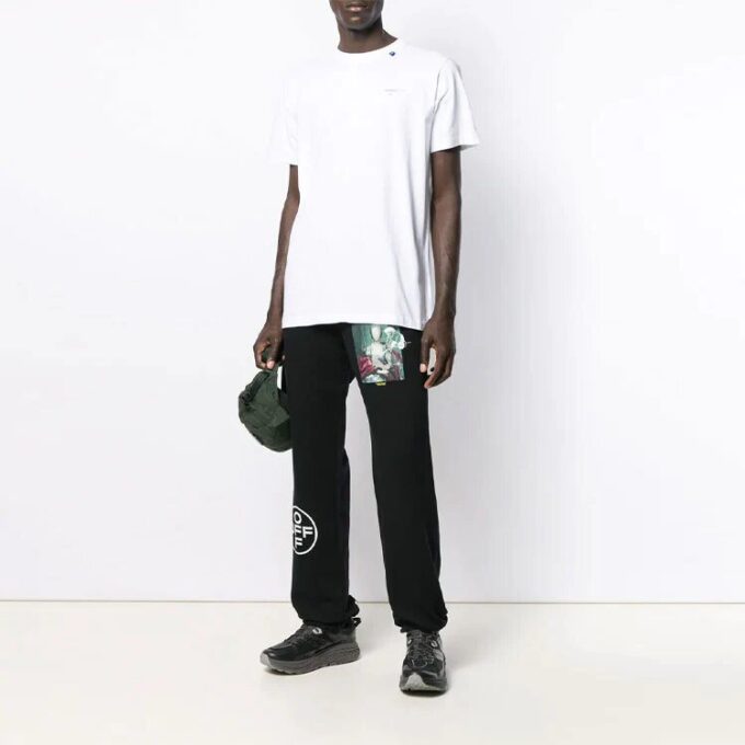 Genser med rund hals Street-stil Bomull Shorts