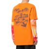 Geometri-pil-logo-trykk Rund hals Shorts Kort erme Oransje