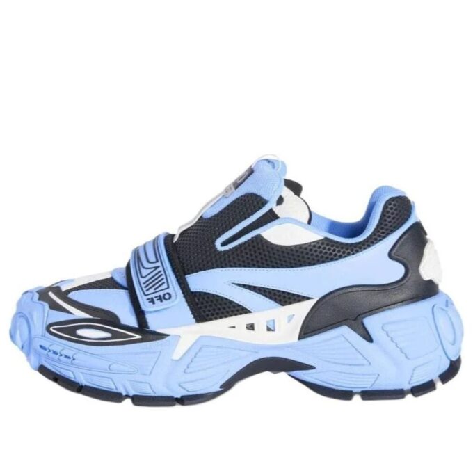 Glove slip-on Sneakers &laquo;Light Blue Black&raquo;