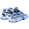 Glove slip-on Sneakers &laquo;Light Blue Black&raquo;