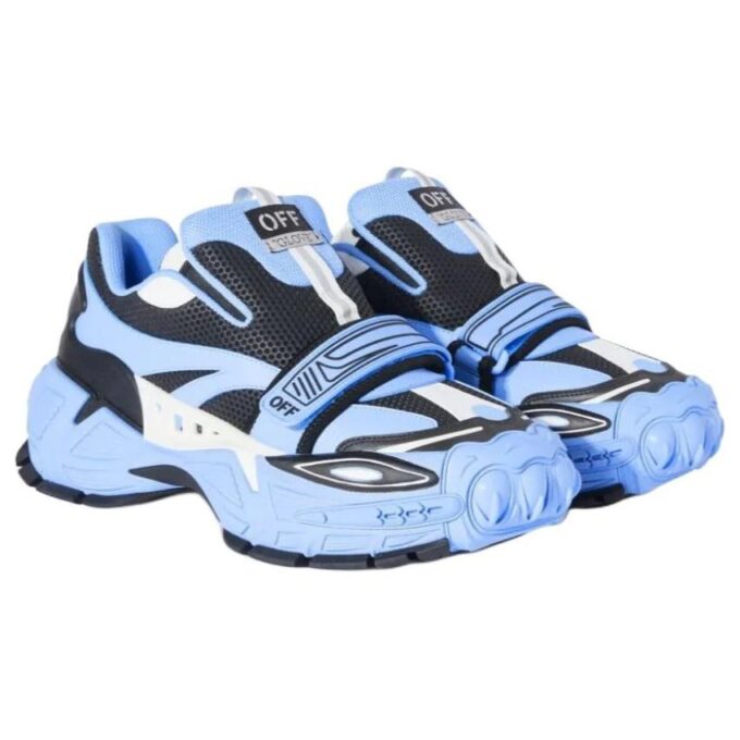 Glove slip-on Sneakers &laquo;Light Blue Black&raquo;