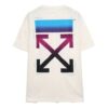 Gradient Arrows Oversized med korte ermer