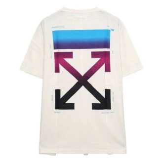 Gradient Arrows Oversized med korte ermer