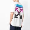 Gradient Arrows Oversized med korte ermer