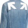 Half Arrow denim-skatejakke