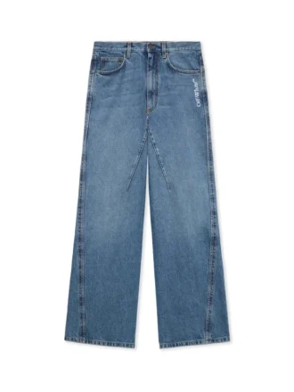 Half Arrow Twist Slouchy Jeans