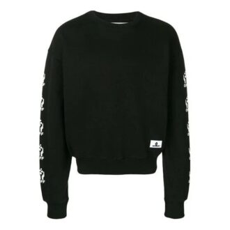 Hands Over Cotton Sports Fleece for menn, svart