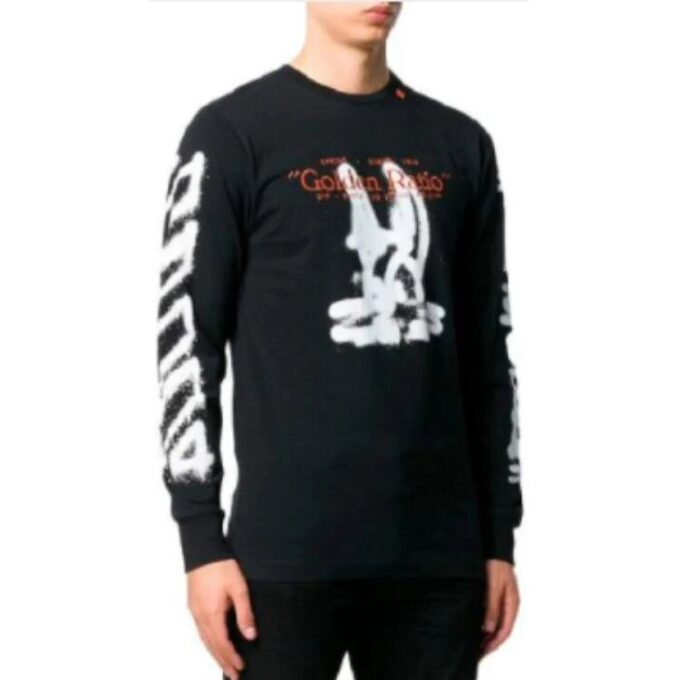 Harry the Bunny langermet for menn, svart