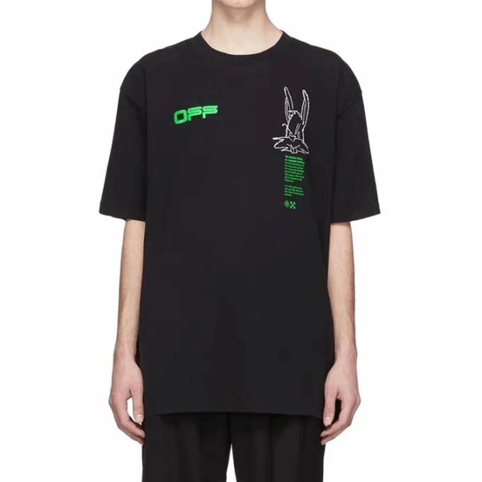Harry The Bunny Oversize-T-skjorte med korte ermer
