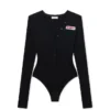 Heavy Jersey-bodysuit med knapper