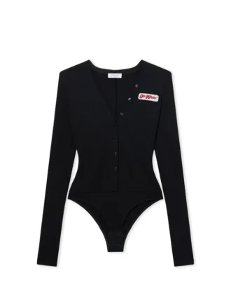 Heavy Jersey-bodysuit med knapper