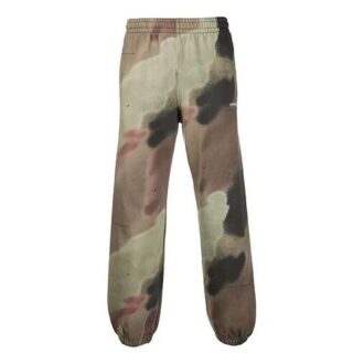 Herre Fw20 Camouflage-print bukser