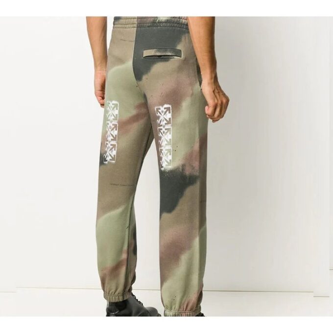 Herre Fw20 Camouflage-print bukser