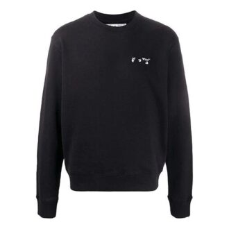 Herre-genser med logo, rund hals og slim fit