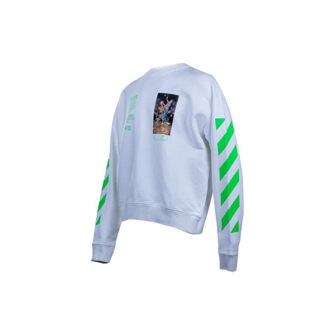 Herre-gensere Oversize Hvit