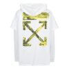 Herre-gensere Street Style Langermet Enfarget Bomull Logo Hvit