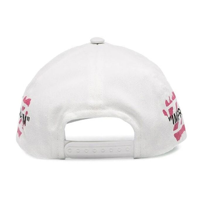 HERRE Impressionism Peaked Cap Hvit