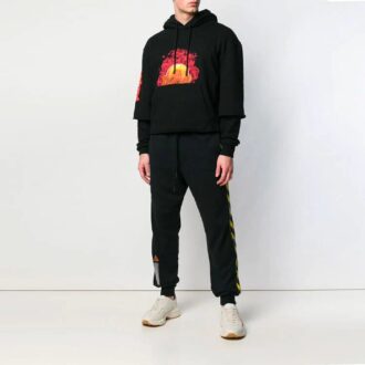 HERRE SS19 Hands Street Style Enfarget Bomull Logo Svart