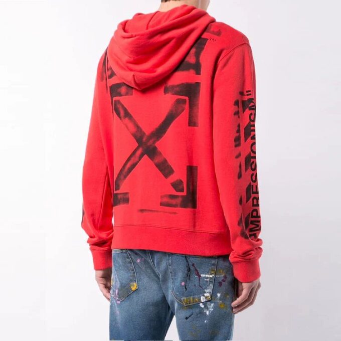 HERRE SS19 Virgil Abloh Diag Stencil Rød