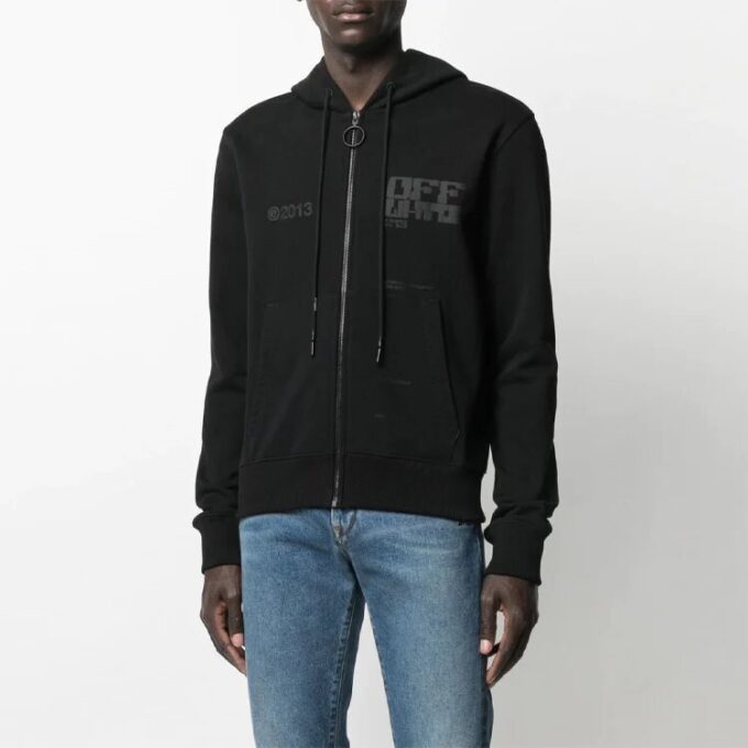 Herre SS21 Arrows-genser, slim fit, svart